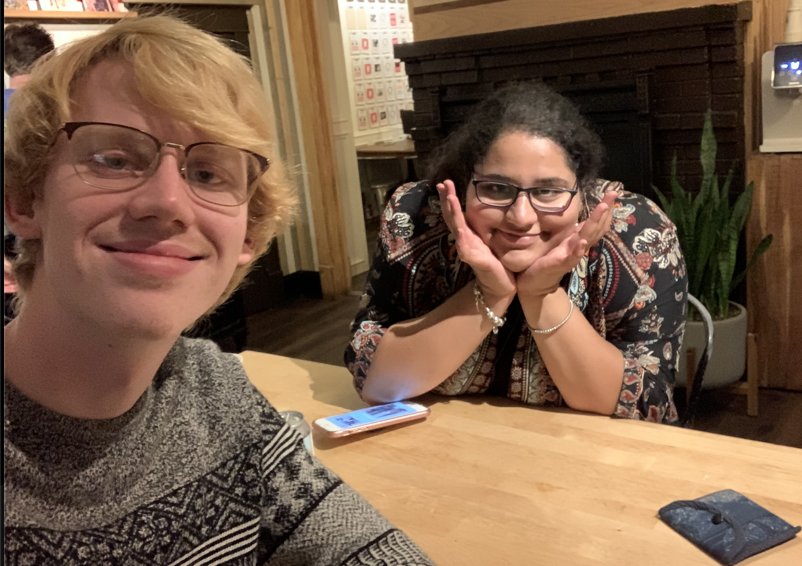 Coffee and design talk with my friend Vidi in Savannah, Georgia.
