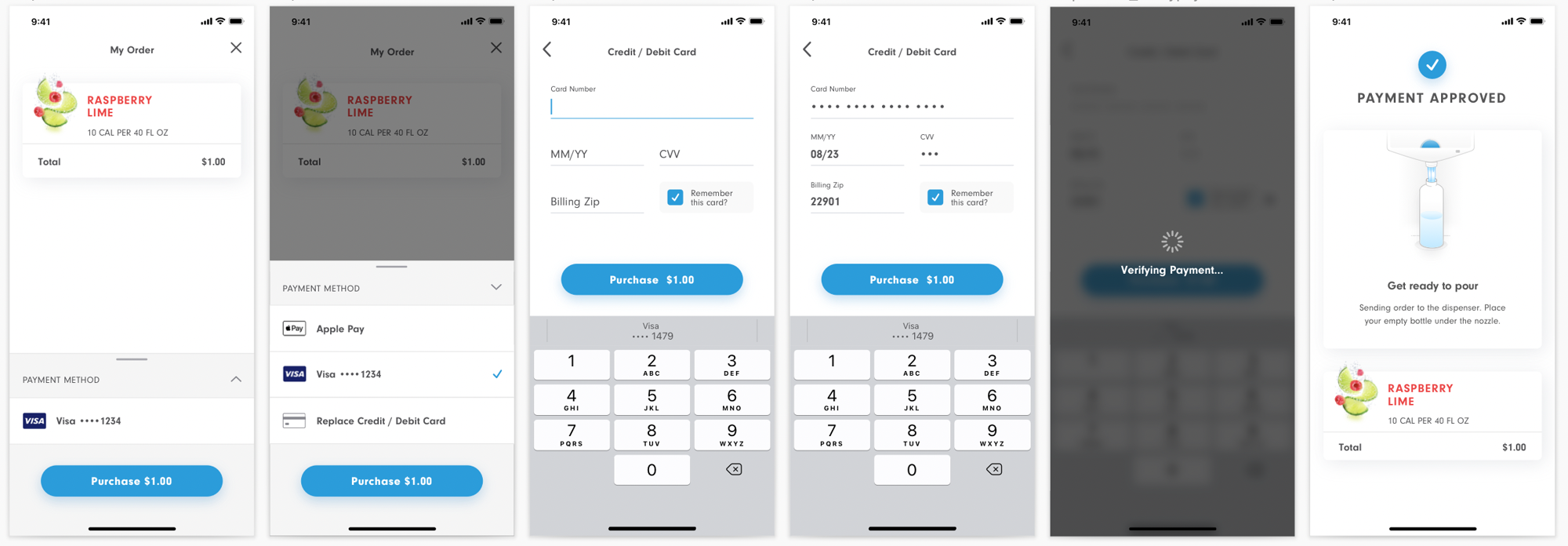 Credit Card Replacement Flow