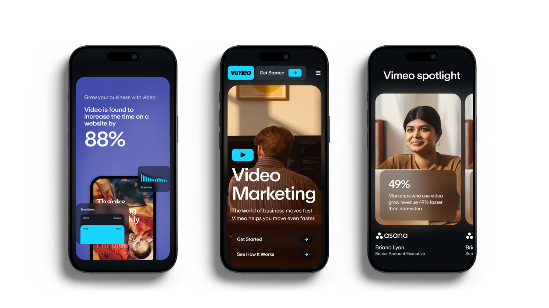 Vimeo mobile experience